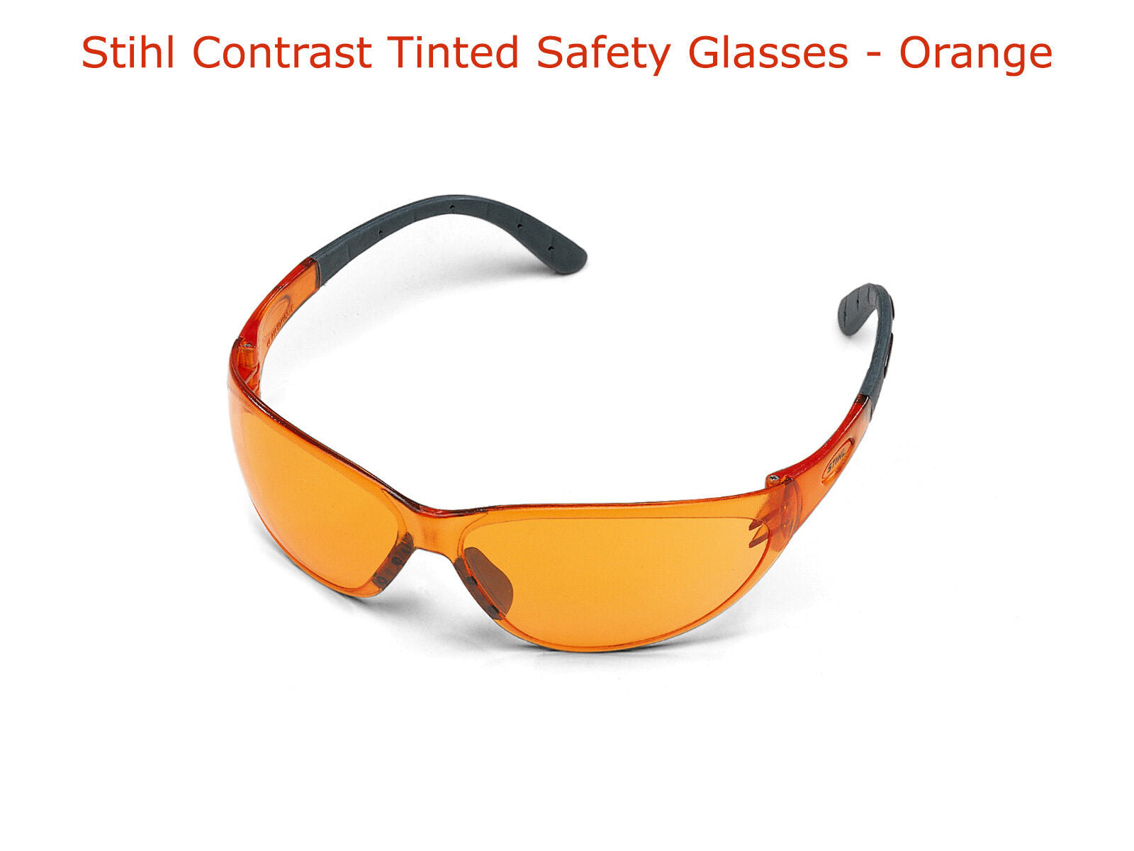 STIHL CONTRAST safety glasses Orange – Oakleys Garden Machinery