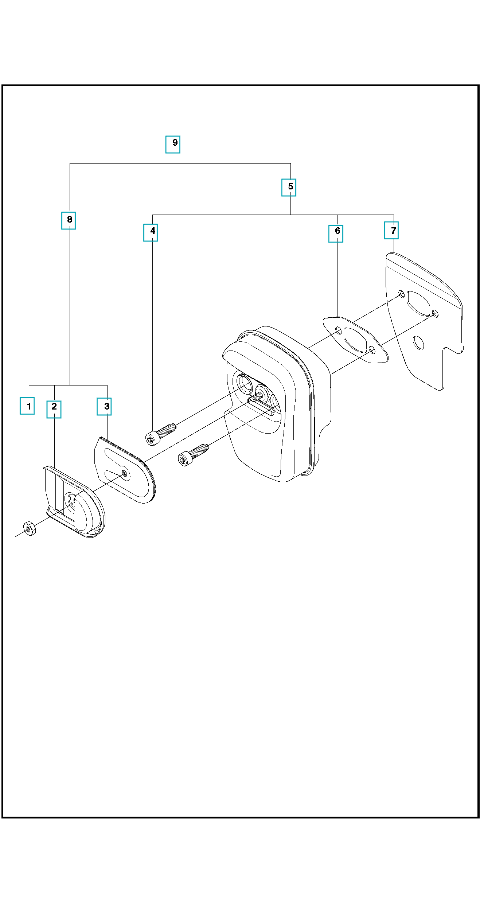 Husqvarna Chainsaw 120 Mark 2 Muffler