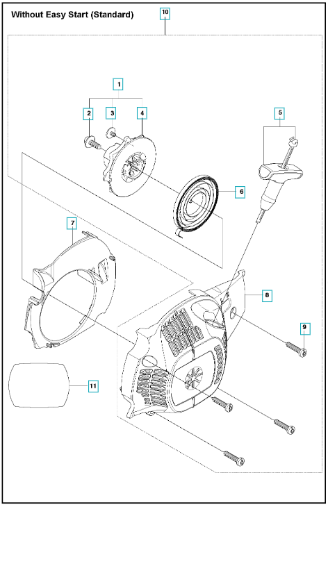 Husqvarna Chainsaw 120 Mark 2 Starter (1)