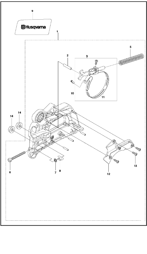 Husqvarna Chainsaw 120 Mark 2 Chain Brake