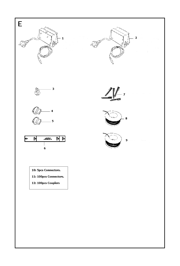 Automower 210 Installation Accessories