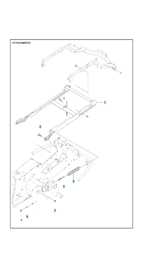 Husqvarna Ride-on Mower R 216 Attachments