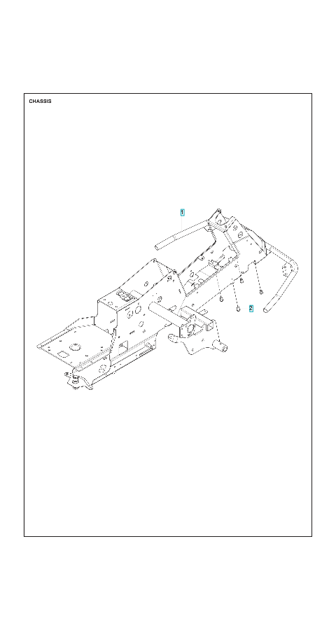 Husqvarna Ride-on Mower R214 Chassis / Frame
