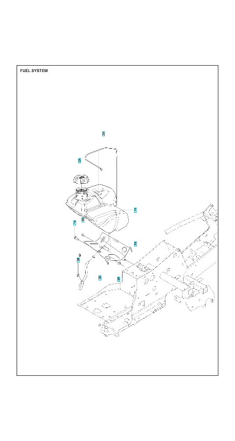 Husqvarna Ride-on Mower R214 Fuel System