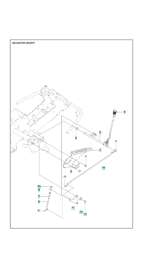 Husqvarna Ride-on Mower R214 Height Adjustment