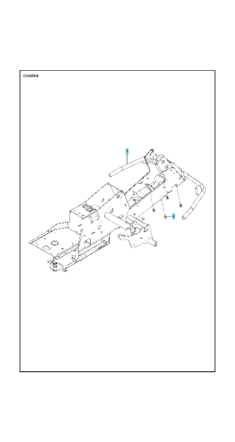 Husqvarna Ride-on Mower R 216 Chassis Frame