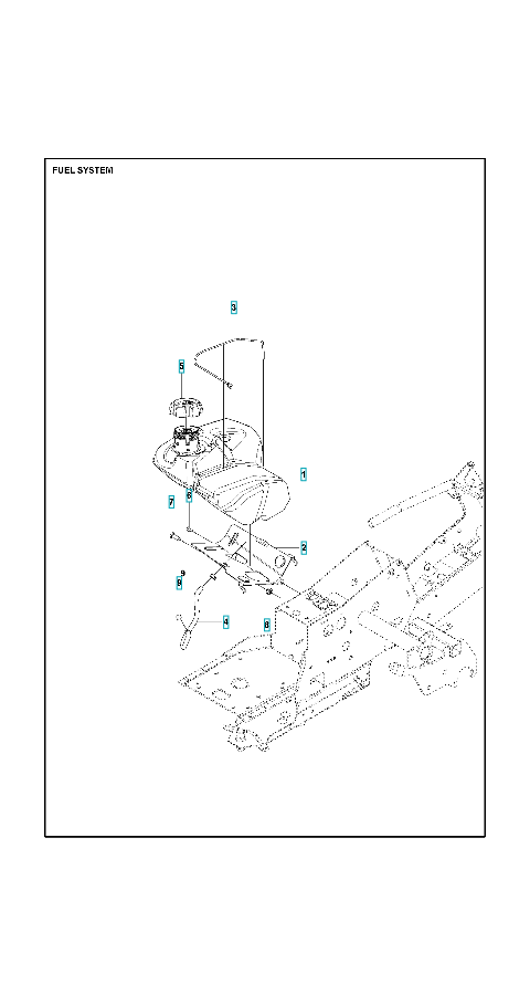 Husqvarna Ride-on Mower R 216 Fuel System