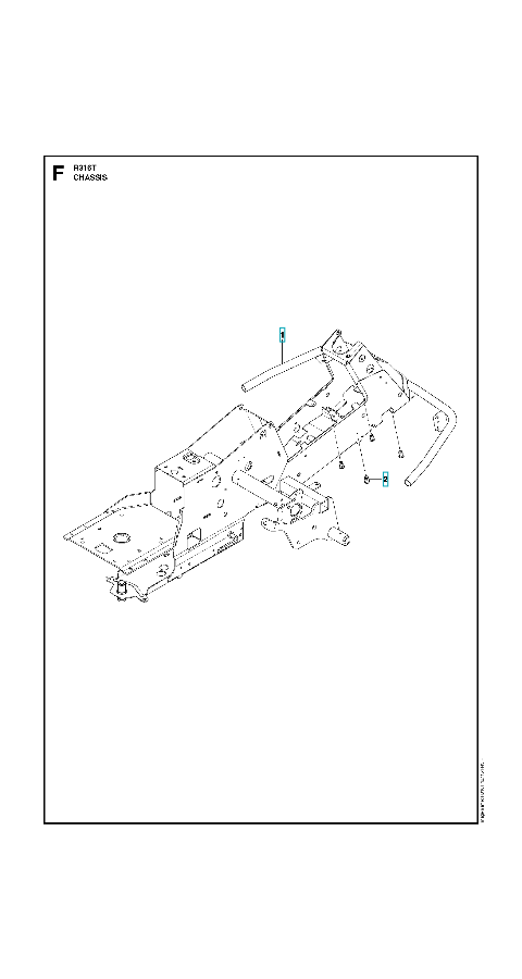 Husqvarna Ride-on Mower R 316T Chassis Frame