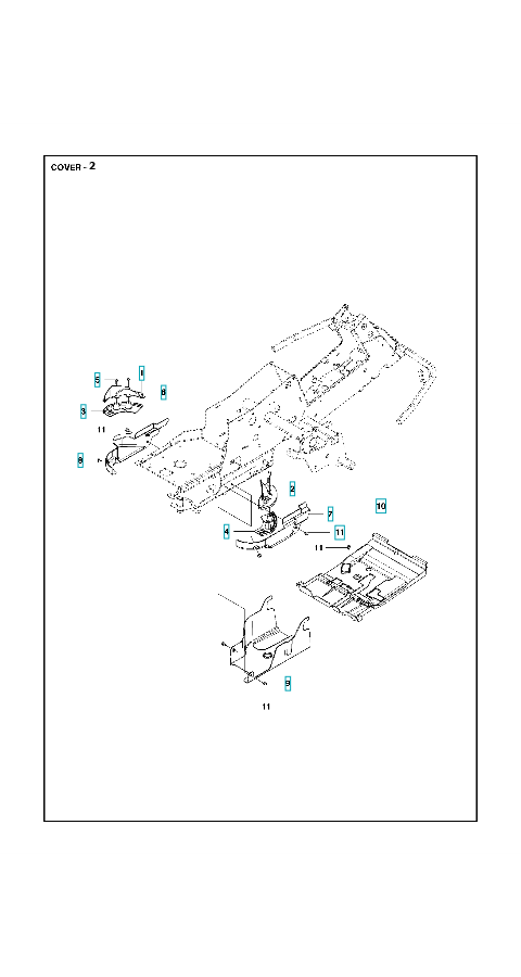 Husqvarna Ride-on Mower R 316T Cover 2
