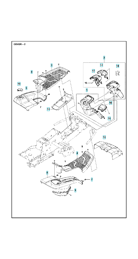 Husqvarna Ride-on Mower R 320X AWD Cover 1