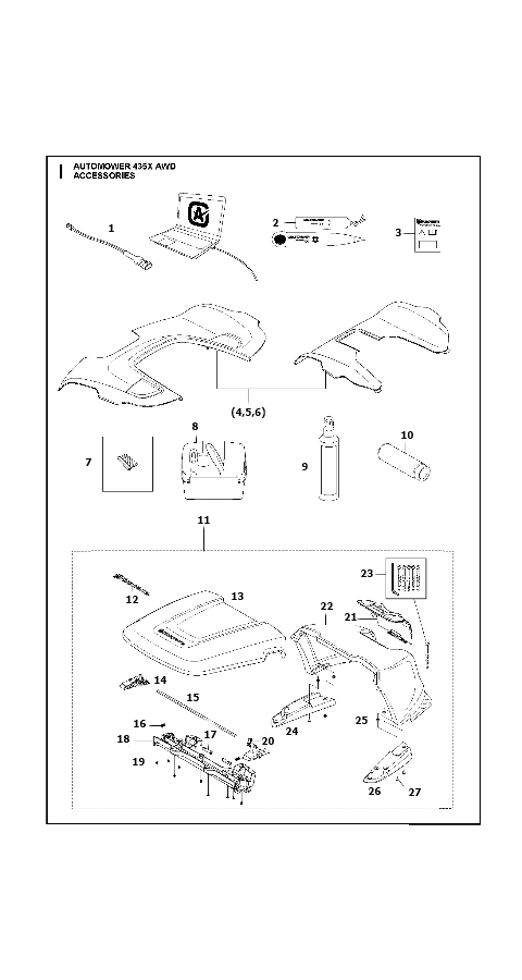 Automower 435X AWD Accessories