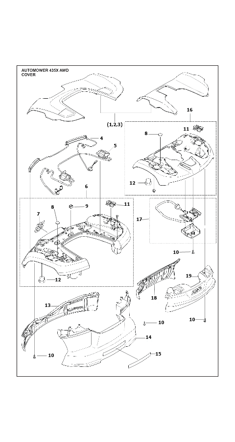 Automower 435X AWD Cover