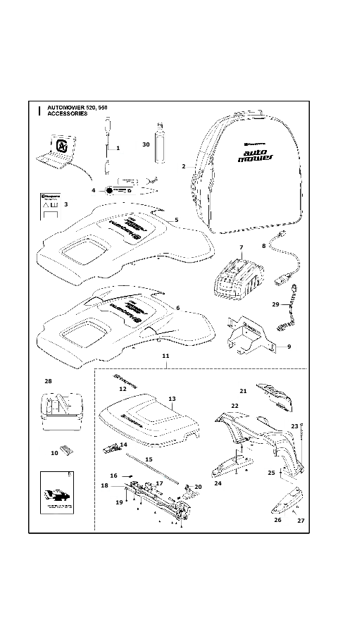 Automower 550 Accessories