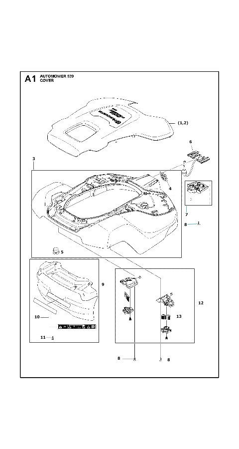 Automower 520 Cover