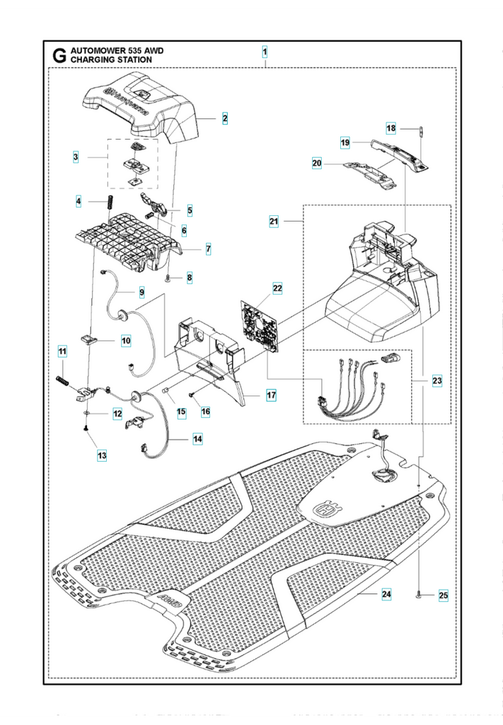 Automower 535 AWD Charging Station