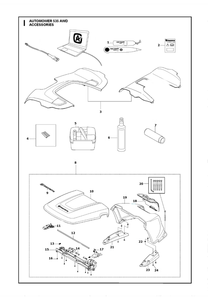 Automower 535 AWD Accessories