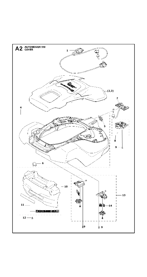 Automower 550 Cover