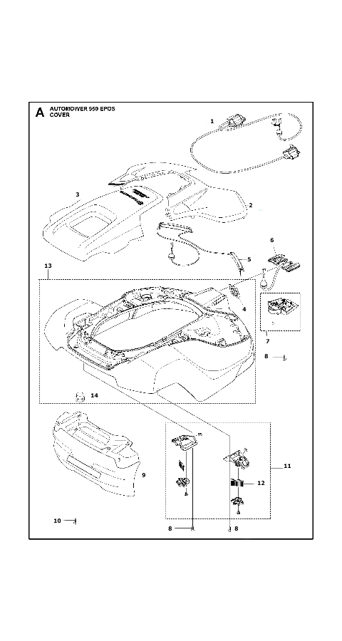 Automower 550 EPOS Cover