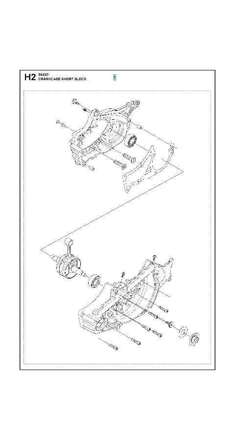 Husqvarna Chainsaw 560XP Short Block