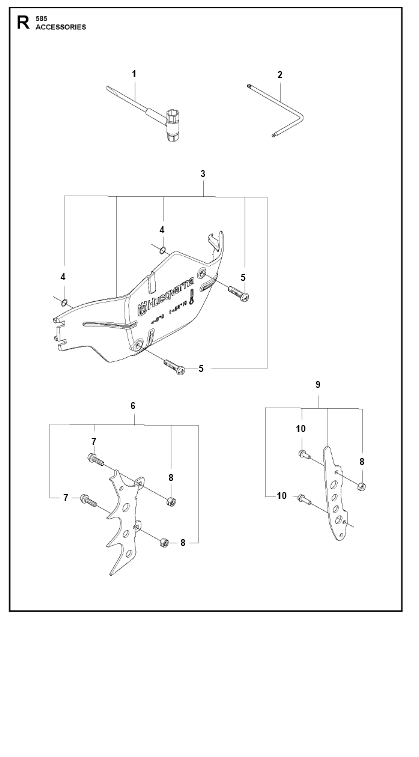 Husqvarna Chainsaw 585 Accessories