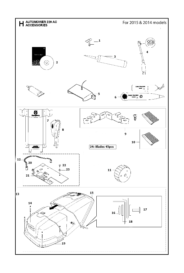Automower 220AC Accessories 2