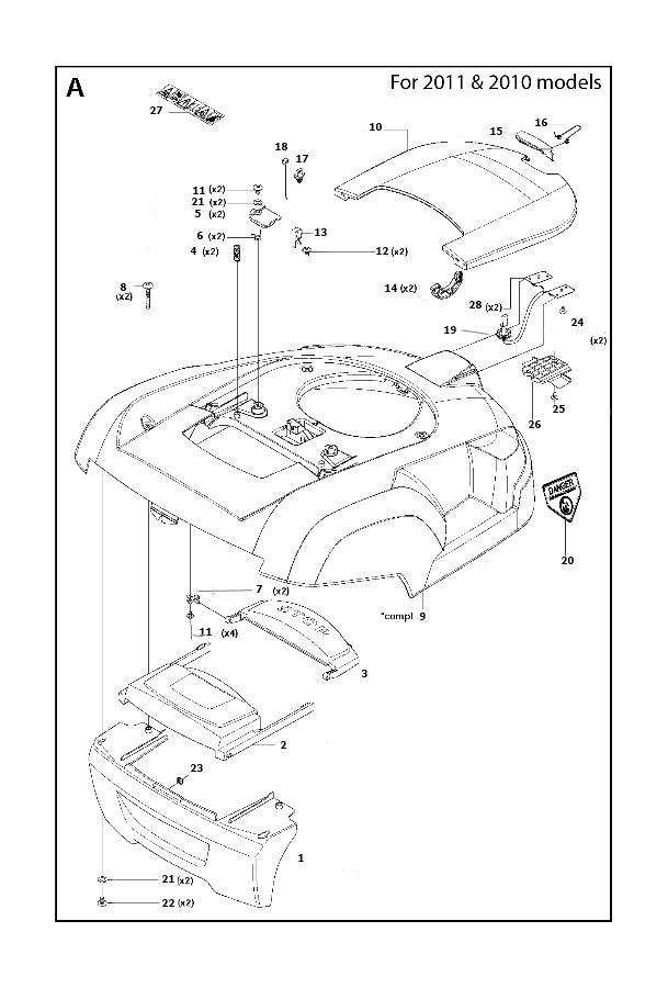 Automower 220AC Cover 2010-2011