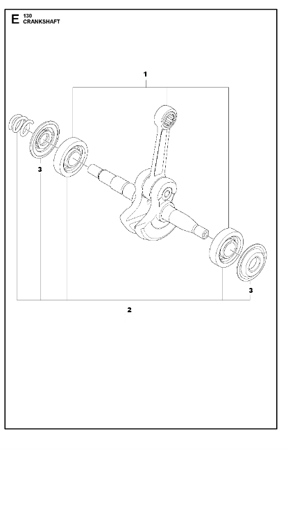 Husqvarna Chainsaw 130 Crankshaft