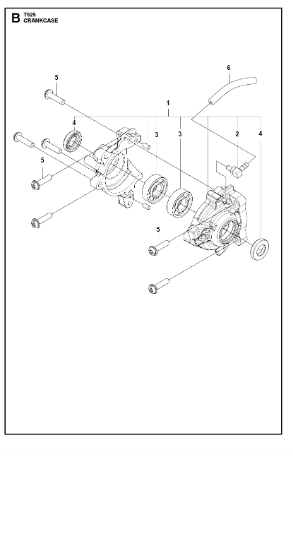 Husqvarna Chainsaw T525 Crankcase