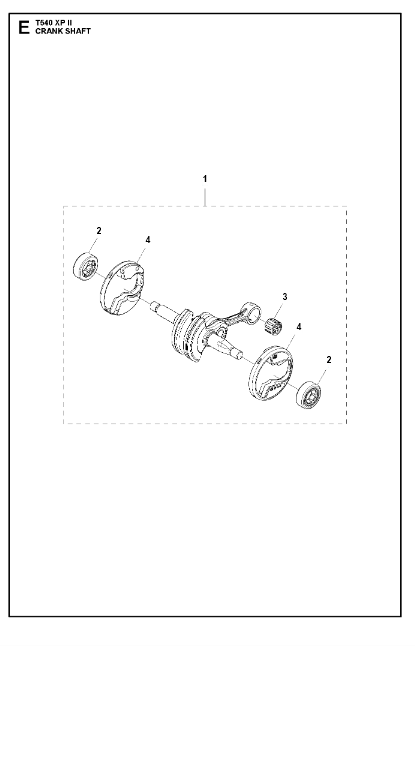 Husqvarna Chainsaw T540 XP II Crankshaft