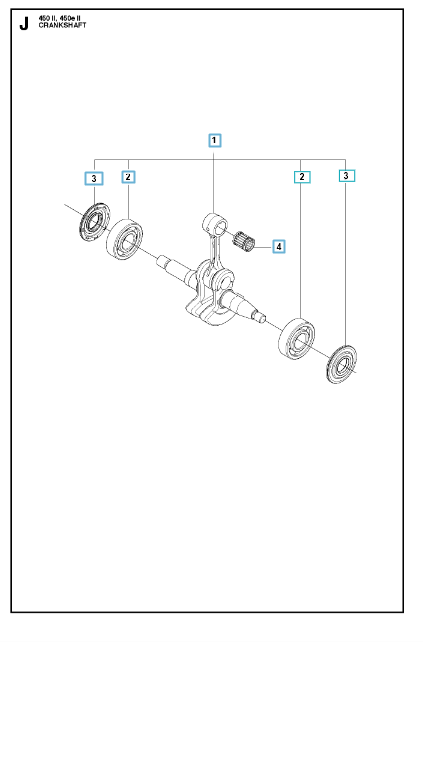 Husqvarna Chainsaw 450 II Crankshaft