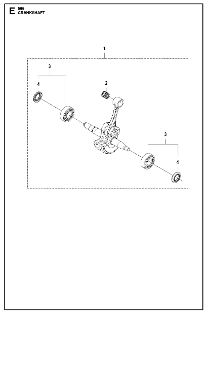 Husqvarna Chainsaw 565 Crankshaft