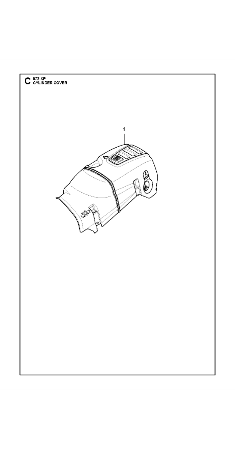 Husqvarna Chainsaw 572 XP Cylinder Cover