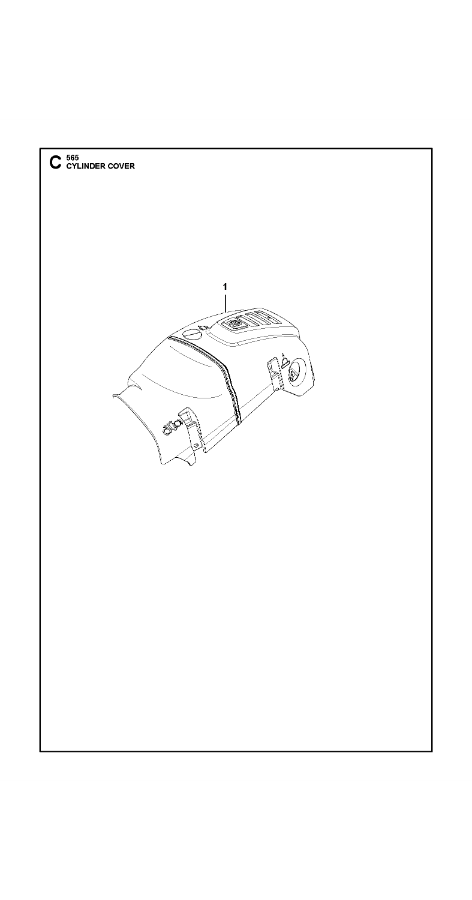 Husqvarna Chainsaw 565 Cylinder Cover