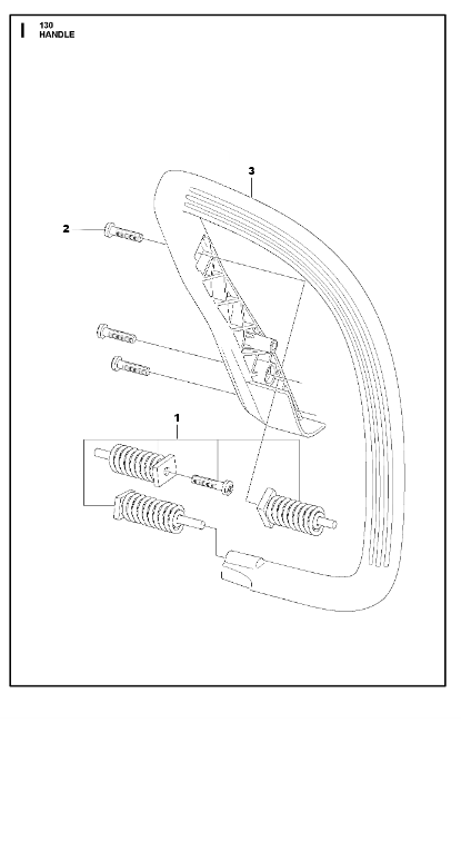 Husqvarna Chainsaw 130 Handle