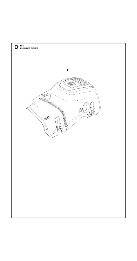 Husqvarna Chainsaw 585 Cylinder Cover