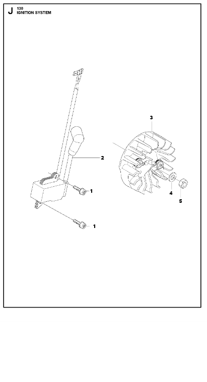 Husqvarna Chainsaw 130 Ignition System