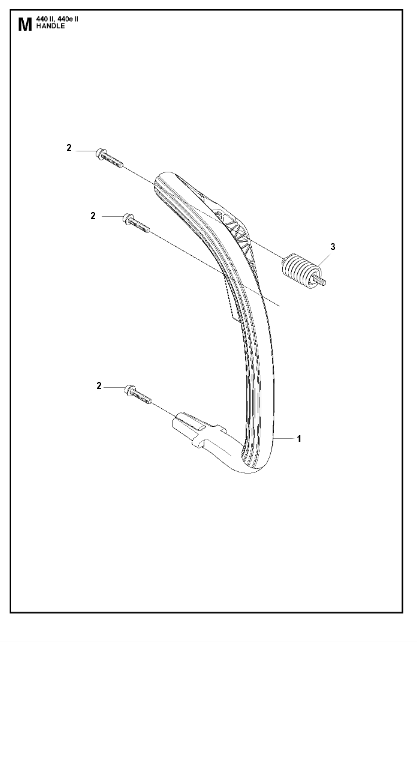 Husqvarna Chainsaw 440 II Handle