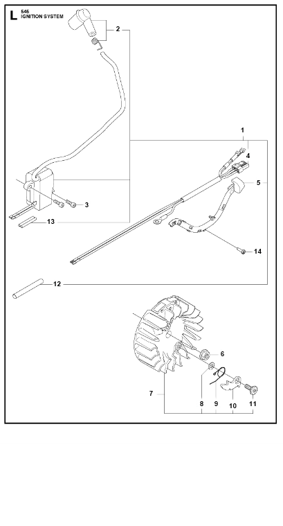 Husqvarna Chainsaw 545 Ignition System