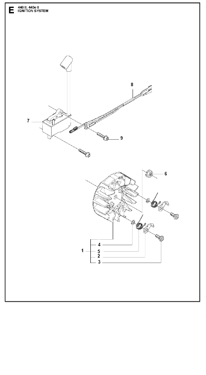 Husqvarna Chainsaw 440 II Ignition System
