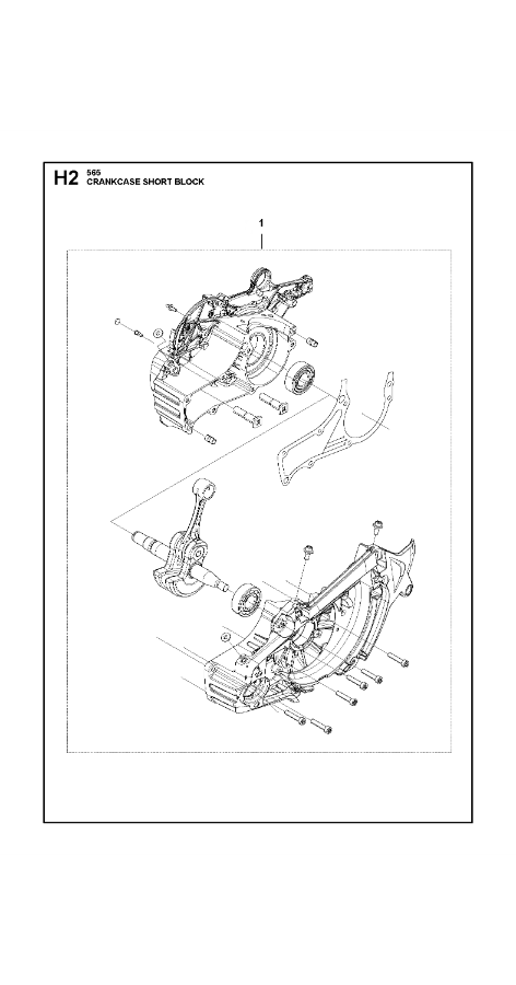 Husqvarna Chainsaw 565 Short Block