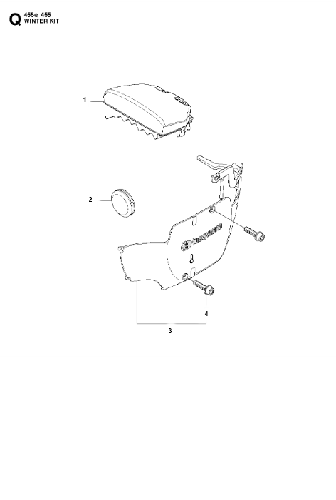Husqvarna Chainsaw 455 Rancher Winter Kit