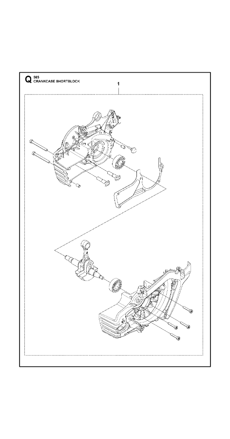 Husqvarna Chainsaw 585 Short Block