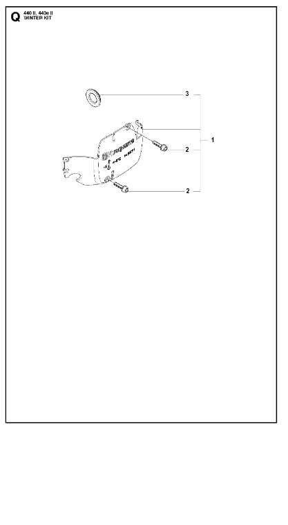 Husqvarna Chainsaw 440 II Winter Kit