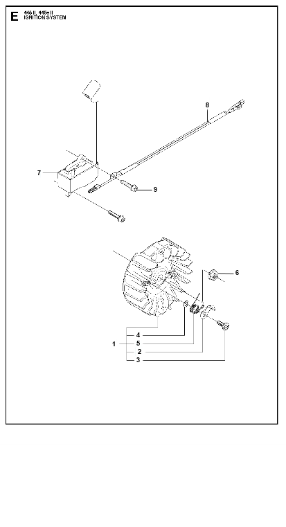 Husqvarna Chainsaw 445 II Ignition System