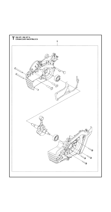 Husqvarna Chainsaw 592 XP G Short Block