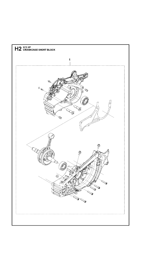 Husqvarna Chainsaw 572 XP Short Block