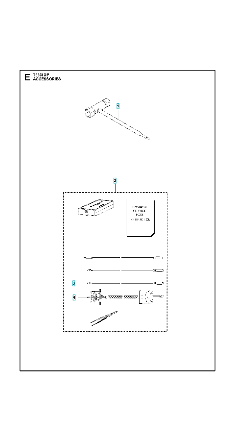 Husqvarna Chainsaw T535i XP Accessories