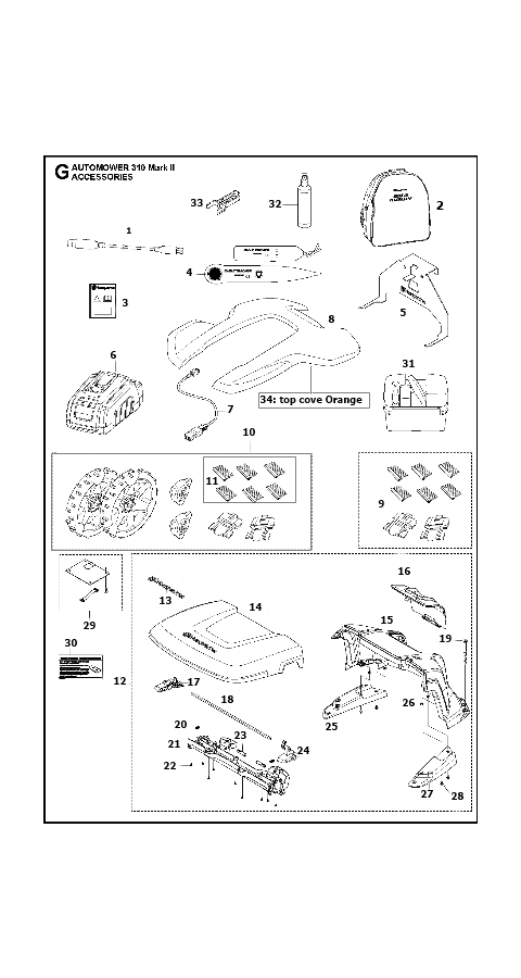 Automower 310 Mark II Accessories