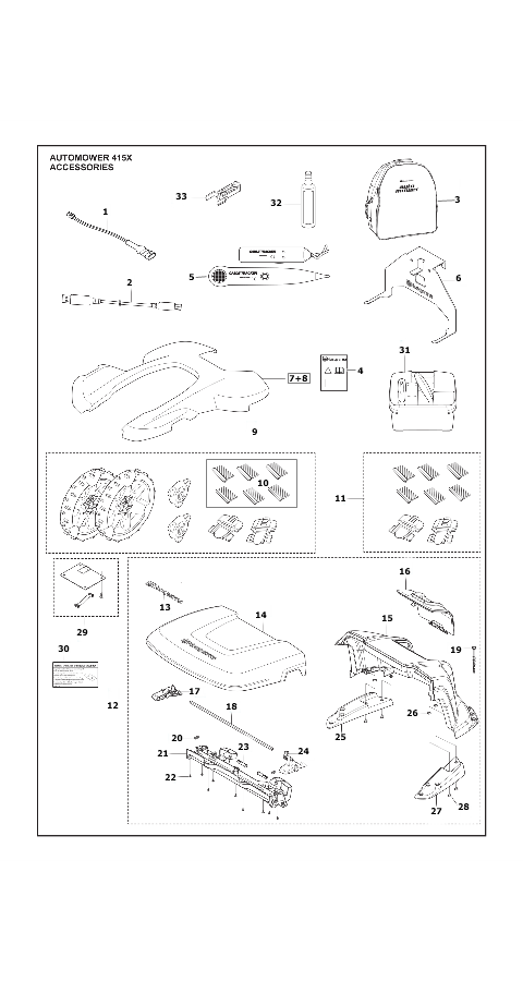 Automower 415X Accessories