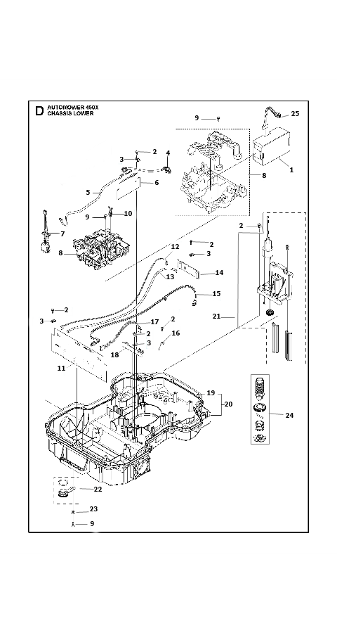 450X Chassis Lower